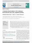 Research paper thumbnail of A heuristics-based solution to the continuous berth allocation and crane assignment problem