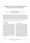 Research paper thumbnail of Programmable Logic Control Based Simultaneous Speed Control for Brushless DC Motor & Linear Induction Motor