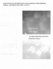 Research paper thumbnail of La paix de 1624. Les enjeux géopolitiques du premier traité franco-iroquois