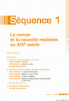 Research paper thumbnail of Séquence 1 Le roman et la nouvelle réaliste au XIX ème siècle