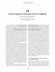 Research paper thumbnail of Social competence education in early childhood: A sociocultural perspective