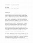 Research paper thumbnail of Vulnerability Analysis and Disasters