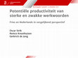 Research paper thumbnail of Potentiële productiviteit van sterke en zwakke werkwoorden: Fries en Nederlands in vergelijkend perspectief