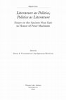 Research paper thumbnail of Piotr Michalowski, “Of Bears and Men: Thoughts about the End of Šulgi’s Reign and the Ensuing Succession.” Pp. 285-319 in Literature as Politics, Politics as Literature Essays on the Ancient Near East in Honor of Peter Machinist. Ed.  D. S. Vanderhooft and A. Winitzer. Eisenbrauns, 2013.