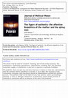 Research paper thumbnail of The figure of authority: the affective biopolitics of the mother and the dying man