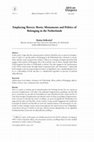 Research paper thumbnail of Emplacing Slavery: Roots, Monuments and Politics of Belonging in the Netherlands