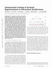 Research paper thumbnail of  Unsupervised Learning of Invariant Representations in Hierarchical Architectures