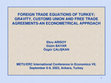 Research paper thumbnail of Foreign Trade Equations of Turkey: Gravity, Customs Union and FTAs-An Econometrical Approach