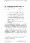 Research paper thumbnail of The Five Star Movement: Exception or Vanguard in Europe?