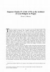 Research paper thumbnail of  “Emperor Charles IV (1346-78) as the Architect of Local Religion in Prague.” Austrian History Yearbook 41 (2010): 15-29.