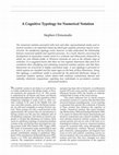 Research paper thumbnail of A Cognitive Typology for Numerical Notation