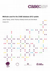 Research paper thumbnail of Methods used for the CASE database: 2012 update