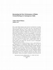 Research paper thumbnail of Reorienting the Past: Performances of Hindu Textual Heritage in Contemporary India (co-authored with Andrea Acri)