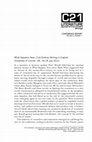 Research paper thumbnail of What Happens Now: 21st-Century Writing in English (Conference Report)