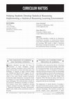 Research paper thumbnail of Helping students develop statistical reasoning: Implementing a Statistical Reasoning Learning Environment