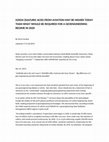 Research paper thumbnail of H2SO4 (SULFURIC ACID) FROM AVIATION MAY BE HIGHER TODAY THAN WHAT WOULD BE REQUIRED FOR A GEOENGINEERING REGIME IN 2020