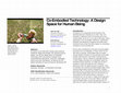 Research paper thumbnail of Co-Embodied Technology: A Design Space for Human Being