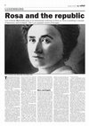 Research paper thumbnail of 'Rosa and the Republic': paper presented at the 17th International Rosa Luxemburg Conference, Paris October 2013