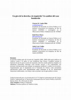 Research paper thumbnail of Un giro de la derecha a la izquierda? Un análisis del caso hondureño