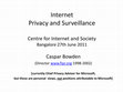 Research paper thumbnail of Internet Surveillance Policy - the second time as farce