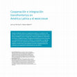 Research paper thumbnail of  Cooperación e integración transfronteriza en América Latina y el Mercosur,  AECID (2009), Integración Fronteriza en el Mercosur