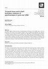 Research paper thumbnail of 'In good times and in bad': boundary relations of psychoanalysis in post-war USA