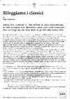 Research paper thumbnail of Recensione, Book Review: W.A. Amberg e G. Lombardi, "Une méthode de calcul élasto-plastique de l'état de tension et de déformazion autour d'une cavité souterraine"