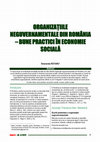 Research paper thumbnail of Organizatiile neguvernamentale din Romania-Bune practici in Economia Sociala