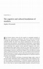 Research paper thumbnail of The cognitive and cultural foundations of numbers