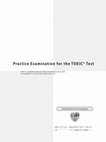 Research paper thumbnail of Toeic practice test