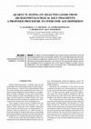 Research paper thumbnail of Quartz TL dating on selected layers from archaeometallurgical kiln fragments: a proposed procedure to overcome age dispersion