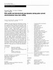 Research paper thumbnail of Hole quality and interelectrode gap dynamics during pulse current electrochemical deep hole drilling