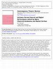 Research paper thumbnail of Review of Intimacy Across Visceral and Digital Performance