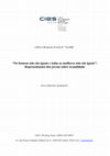 Research paper thumbnail of “Os homens não são iguais e todas as mulheres não são iguais”: Representações dos jovens sobre sexualidade"