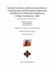 Research paper thumbnail of National Conference on Recent Innovations in Communication and Information Engineering 