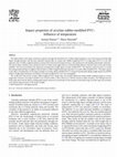 Research paper thumbnail of Impact properties of acrylate rubber-modified PVC: Influence of temperature