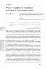 Research paper thumbnail of From resistance to resistance A narrative of psychoanalytic activism