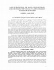 Research paper thumbnail of Lost In Transition: the Regulation of Unpaid Labour During the School-To-Labour Market Transition in Ontario