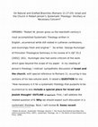 Research paper thumbnail of On Natural and Grafted Branches (Romans 11:17-24): Israel and the Church in Robert Jenson's Systematic Theology, Ancillary or Necessary Concern?