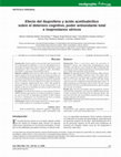 Research paper thumbnail of Efecto del ibuprofeno y ácido acetilsalicílico sobre el deterioro cognitivo, poder antioxidante total e isoprostanos séricos