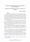 Research paper thumbnail of The Procedure of Having the Contract Terminated: Notice or Judgment (in Romanian) 