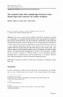 Research paper thumbnail of The acoustic codes: How animal sign processes create sound-topes and consortia via conflict avoidance