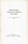 Research paper thumbnail of "Cultural Tension: The Origins of American Santa Barbara," Southern California Quarterly, 60:4 (Winter 1978): 349-377.