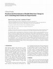 Research paper thumbnail of Psychosocial Determinants of Health Behaviour Change in an E-Counseling Intervention for Hypertension