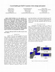 Research paper thumbnail of A novel double gate FinFET transistor: device design and analysis