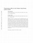 Research paper thumbnail of Nonextensive effects in the Nambu-Jona-Lasinio model of QCD