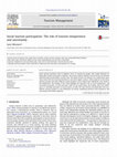 Research paper thumbnail of Social tourism participation: The role of tourism inexperience and uncertainty