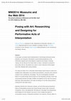 Research paper thumbnail of P. Pierroux, A. Qvale, R. Steier and B. Sauge, Posing with Art: Researching and Designing for Performative Acts of Interpretation. In Museums and the Web 2014, N. Proctor & R. Cherry (eds). Silver Spring, MD: Museums and the Web. 