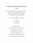 Research paper thumbnail of The Phonology and Phonetics of Prosodic Prominence in Persian