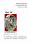 Research paper thumbnail of Allegorie del tempo, archeologia del sé